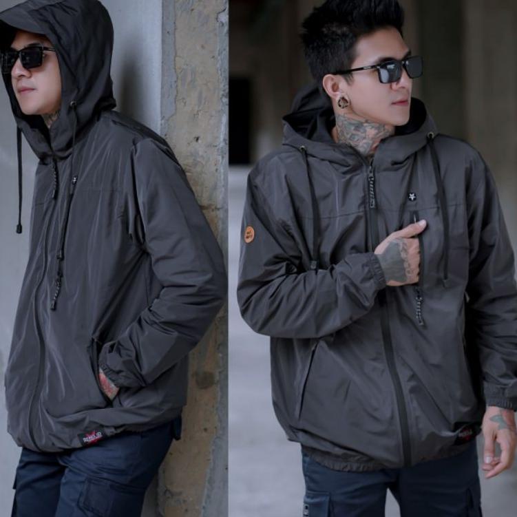 LANGSUNG ATC.. JAKET PARASIT REBEL ID ORIGINAL - JACKET PARASUT WP CASUAL ZIPPER HOODIE SPORT OUTDOO
