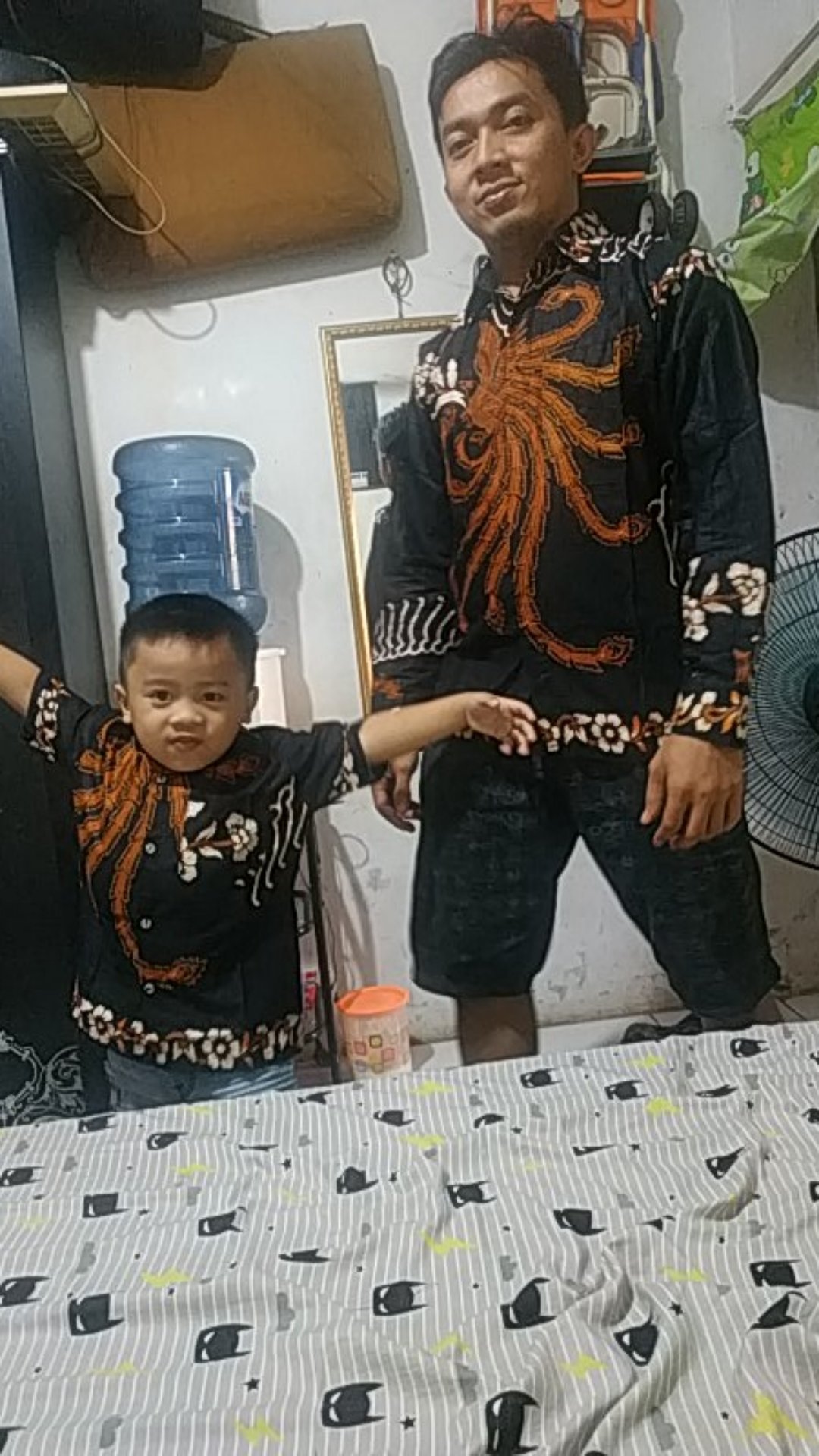 [cod-bisa Terpisah] Batik Couple Sarimbit Keluarga Ayah Ibu Anak Seragam Lengkap Motif Ahy