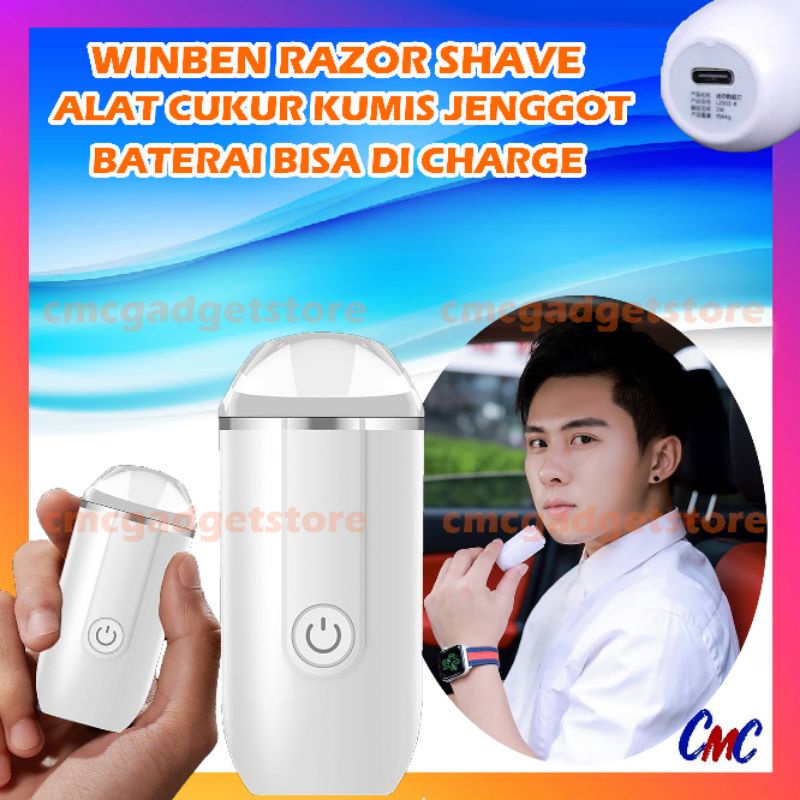 WinBen Mini Razor Electric Shaver Alat Cukur Elektrik Portable