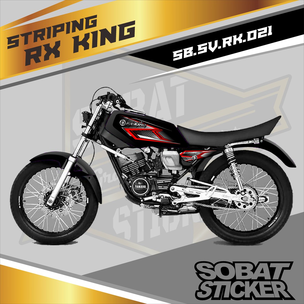 Striping RX KING -  Sticker Striping Variasi list Yamaha RX KING 021