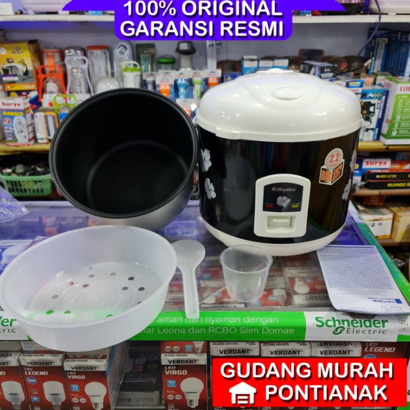 Rice cooker Miyako MCM 838 / Magic com miyako jumbo 2,2 Liter mejikom penanak pemasak nasi