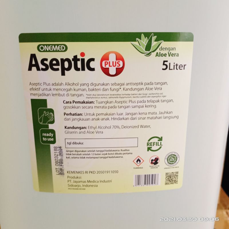 Aseptic Plus Onemed 5 liter