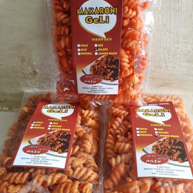 

makaroni spiral kemasan besar