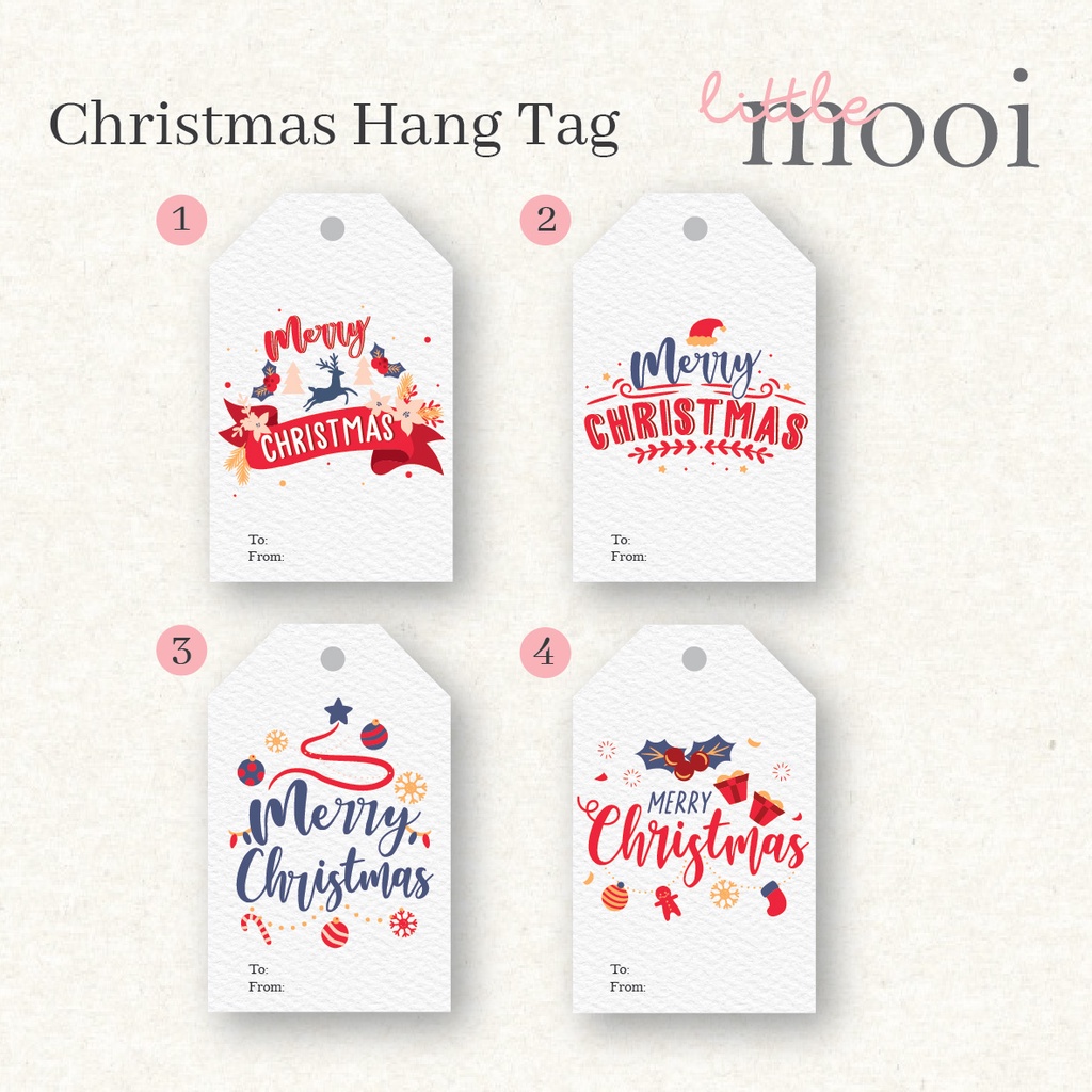 CHRISTMAS HANG TAG/ HANG TAG NATAL/ HANG TAG (MC07)