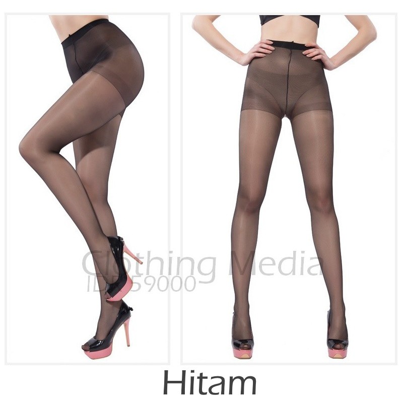 Pantyhose Bonas Glossy 15D Stocking Celana Stoking Tipis Transparan Sheer Mengkilap