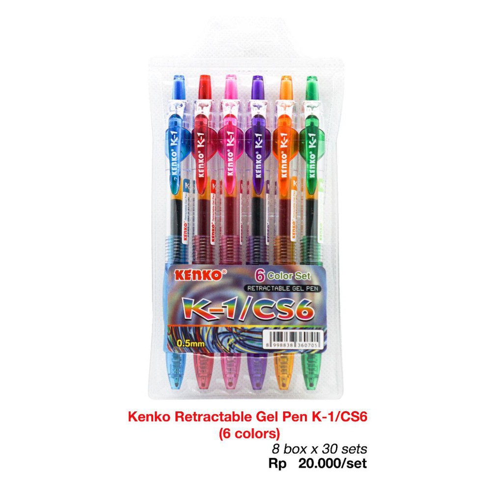 

Pulpen Gel Kenko K1 CS6