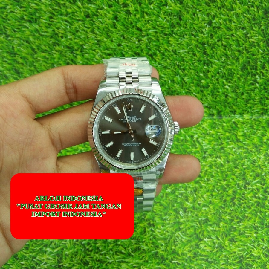 Best Seller Jam Rolex Datejust 41 Wimbledon 126334 Jubile 2021garansi 1th