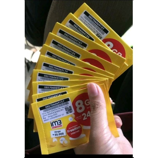 indosat 8gb BORONGAN  32pcs