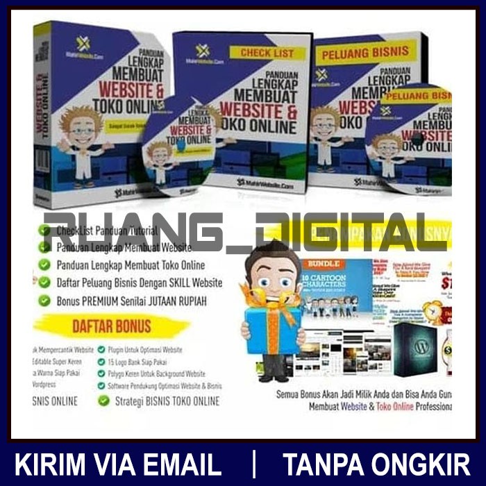 PROMO Mahir Website Kursus Membuat Website Update + Bonus .