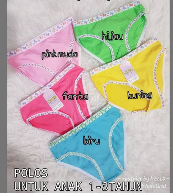 CELANA DALAM ANAK ANAK/CD  MOTIF  REALPICT/UNDIES ANAK IMPORT