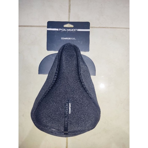 SADDLE COVER COMFORT POLYGON GEL | COVER SADEL SEPEDA EMPUK