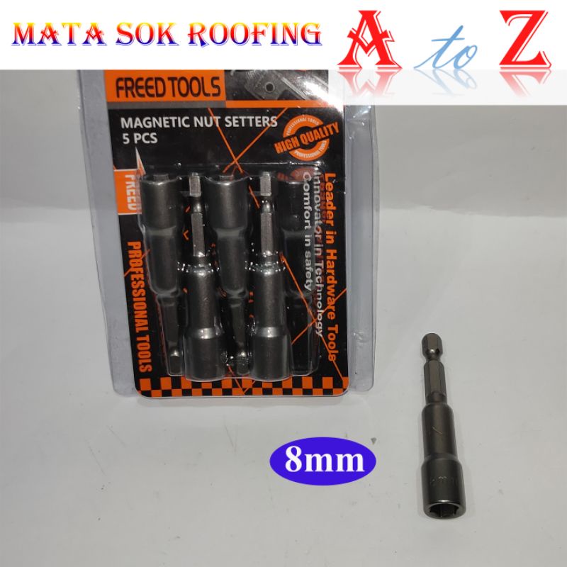 mata sok drilling 8 mm/mata sock roofing 8mm/mata bor baut baja ringan