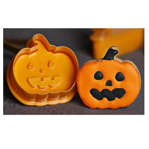 Fondant Plunger Cutter - Cetakan Fondant Pumpkin Ghost Theme (4pcs)