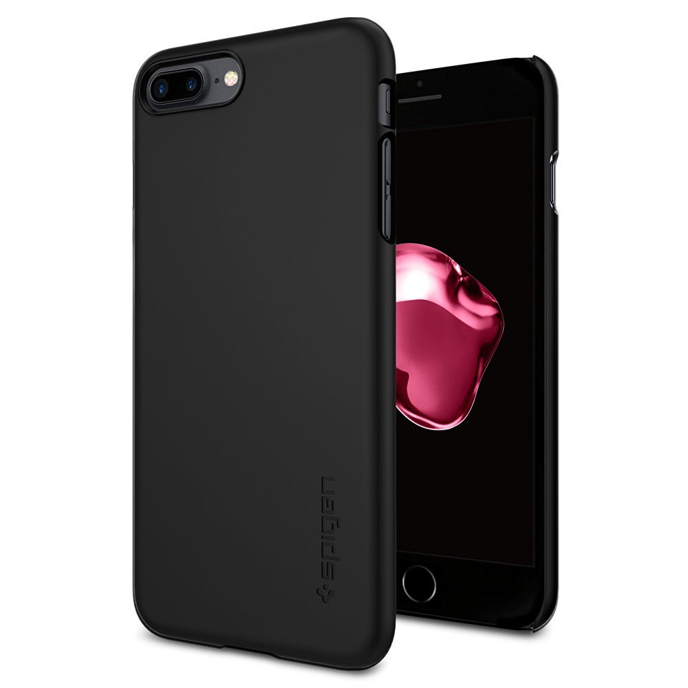 PROMO SPIGEN IPHONE 7 PLUS CASE THIN FIT - BLACK