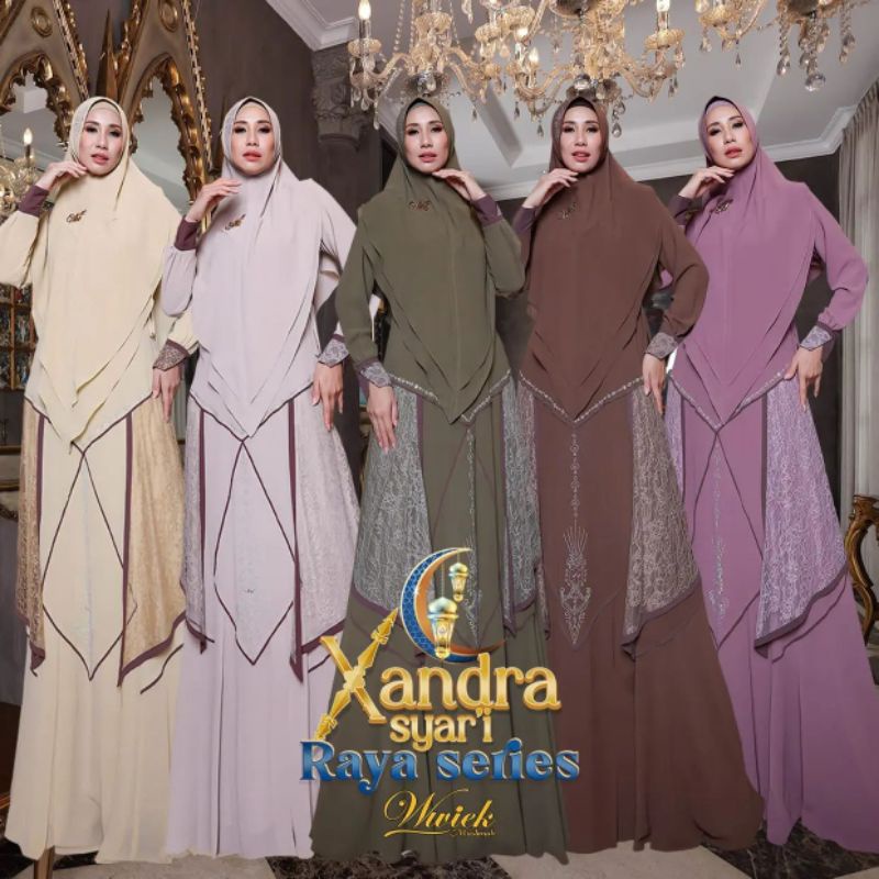 GAMIS SYAR'I XANDRA BY WWIEK MUSLIMAH