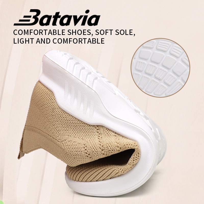 Batavia sepatu wanita murah rajut-4