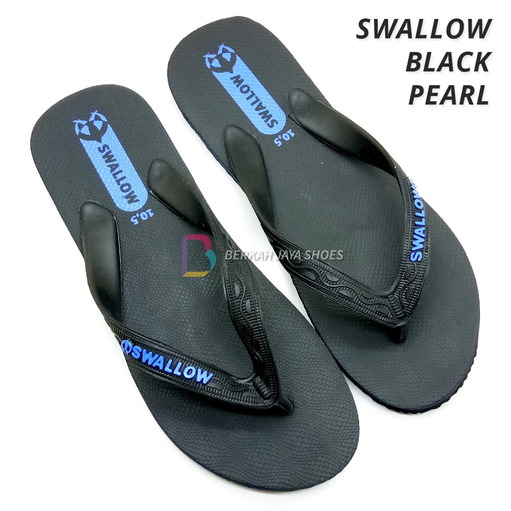 Sandal Jepit Swallow - Sandal Jepit Swallow Hitam (Black Pearl)