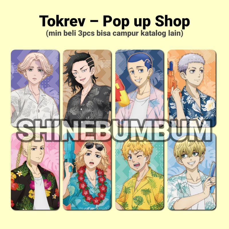 Photocard Anime Tokyo Revengers Pop up shop