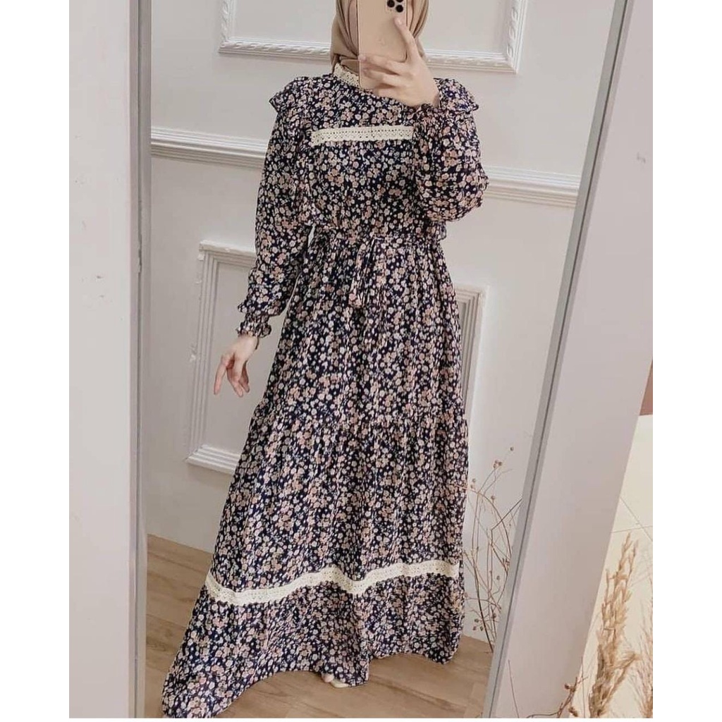 Gamis terbaru baju gamis wanita terbaru 2021 gamis syari dress muslim dres muslim kekinian