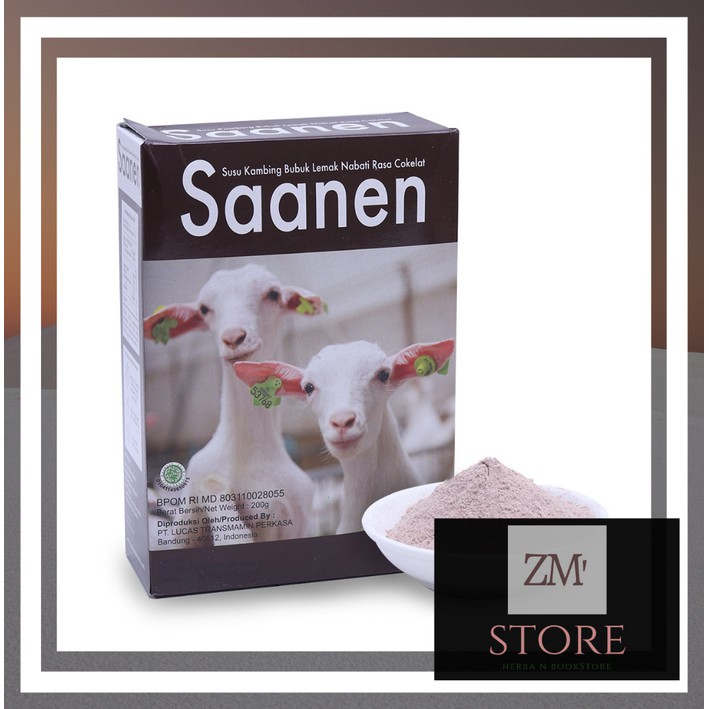 Saanen Susu Kambing Bubuk | Sanen Rasa Vanila Etawa Original 200 Gram
