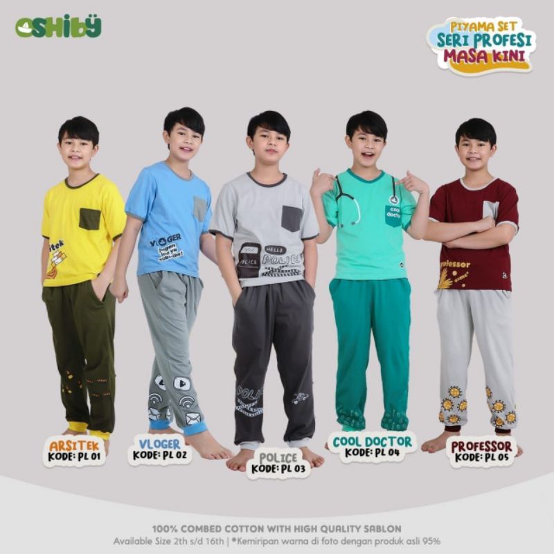 Piyama Set Seri Profesi Masa Kini By Oshiby (PL)
