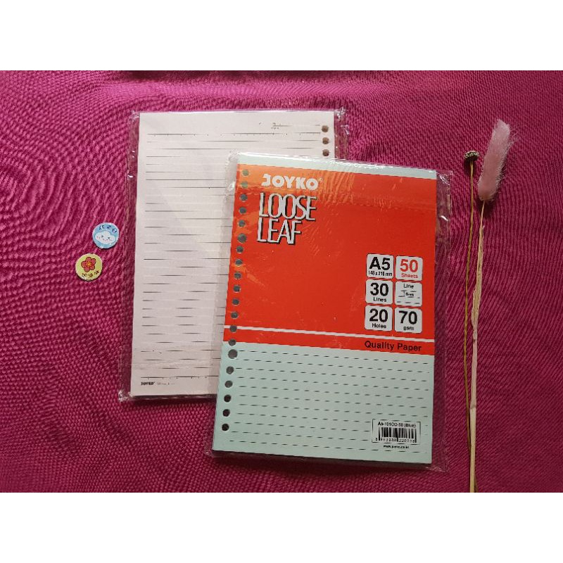 

Loose Leaf joyko / isi kertas binder A5