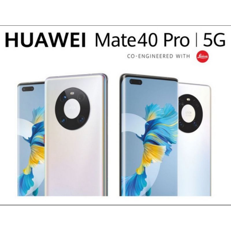 HUAWEI Mate 40 Pro 5G [8GB/256GB] KIRIN 9000 Mystic Silver