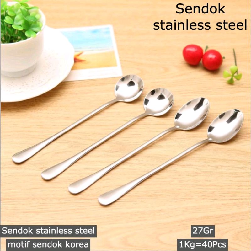 SENDOK STAINLESS TEBAL RUNCING &amp; BULAT HARGA PER BUAH