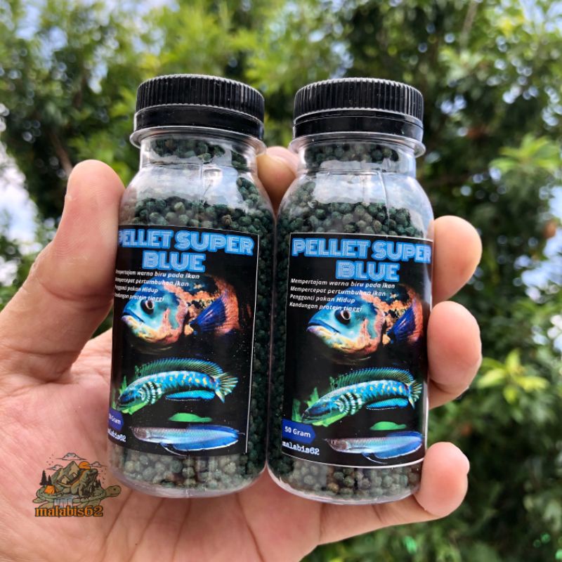Pellet Super Blue Makanan Ikan Predator