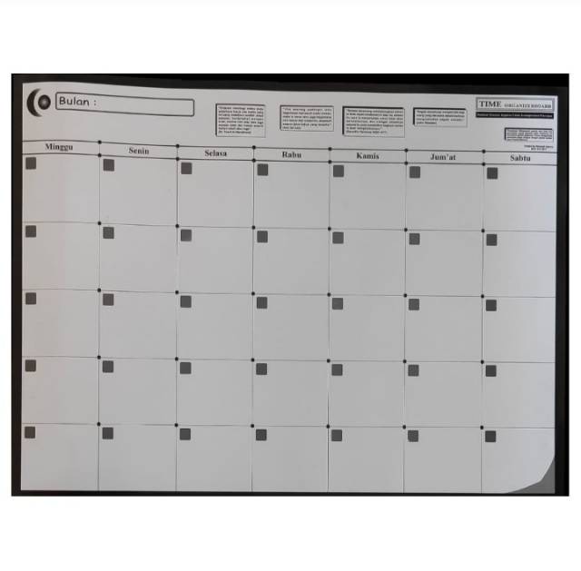 

Whiteboard Lembaran Karton Gulung Papan Tulis Tempel Organizerboard