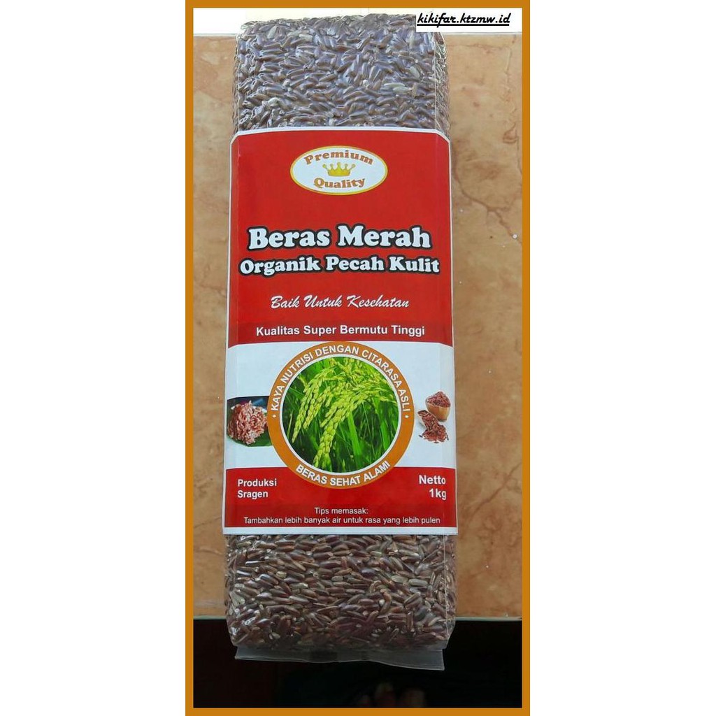 

ANEKA-BERAS- BERAS MERAH ORGANIK PECAH KULIT -BERAS-SEHAT.