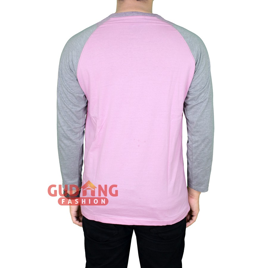 Raglan Tshirt Pria Panjang PLS 164