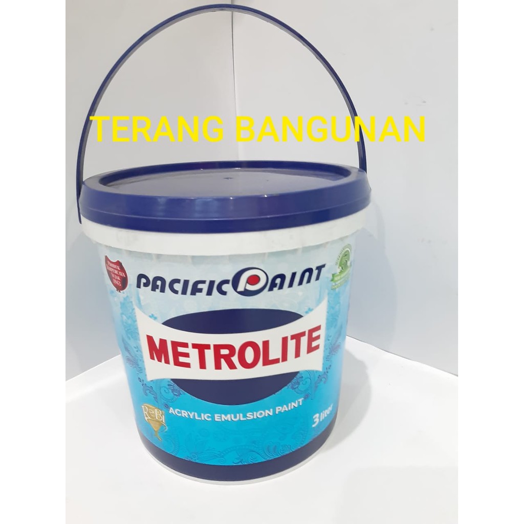 CAT TEMBOK PUTIH METROLITE PUTIH 3LITER