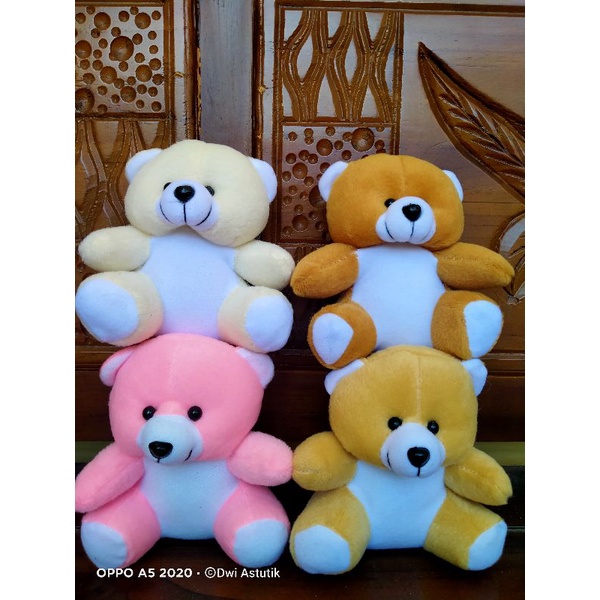 BONEKA BEAR MINI MURAH / BONEKA TEDDY BEAR SOUVENIR MINI TERMURAH TERLARIS / BONEKA BERUANG SOUVENIR