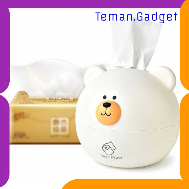 TG-DG2035 RIANCY KOTAK TISU GULUNG TISSUE ROLL BOX MODEL BEAR - RB556-1