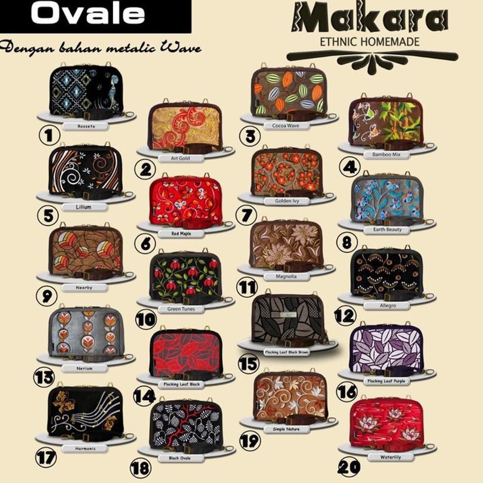 MURAH Tas Dompet Selempang Slempang Wanita Makara Ovale