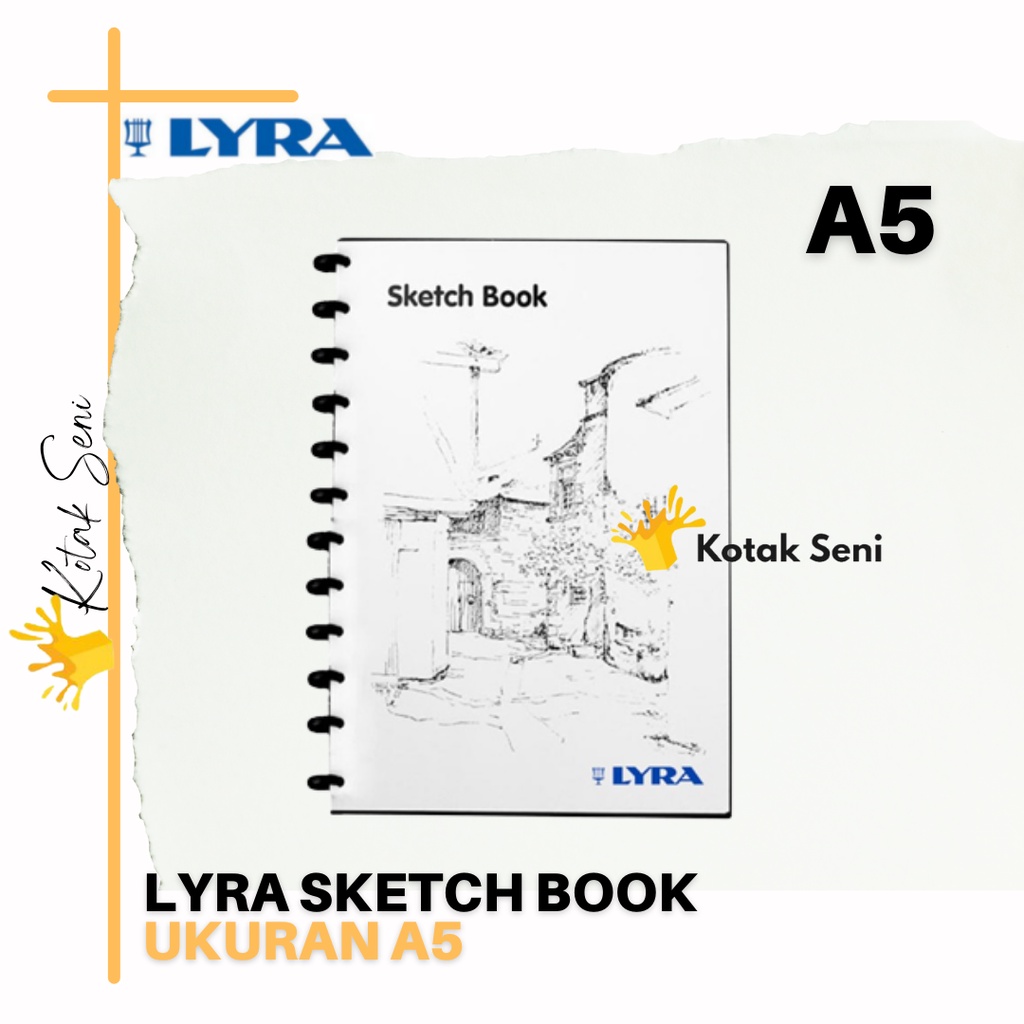 

LYRA Sketch Book A5 (Isi 30 Sheet ) / Binder A5 / Lyra Sketchbook Binder A5