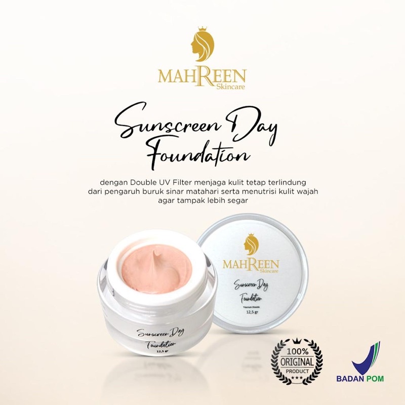 Sunscreen Day Foundation Mahreen Skincare