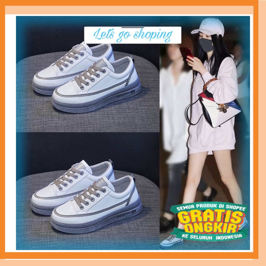 SNEAKERS SEPATU WANITA FASHION REMAJA KEKINIAN OOTD/ COD SD 2172 Sepatu Sneakers Wanita Import Sepat