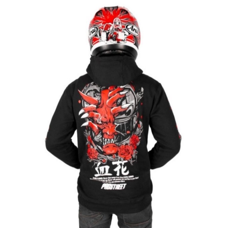 HOODIE PROSTREET BLOOD FLOWER XL