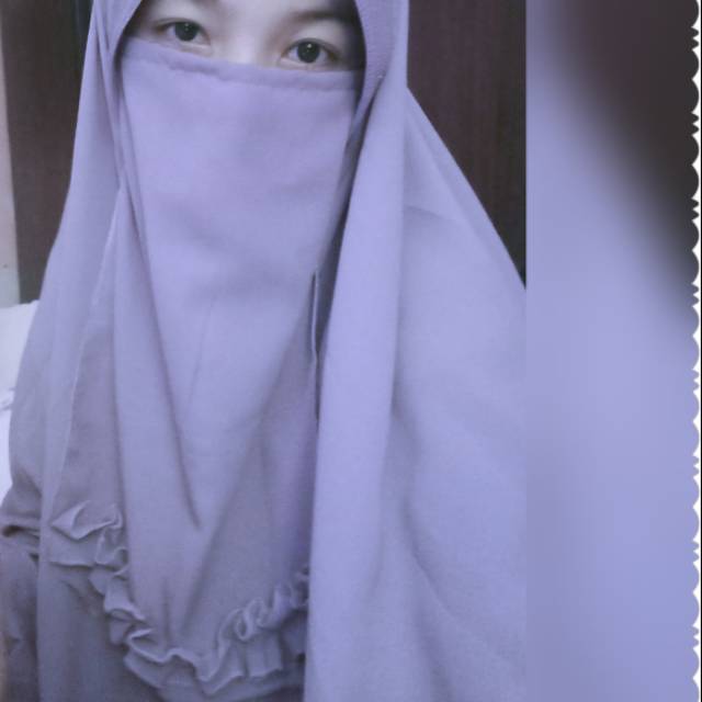 Aisyah khimar bergo+cadar