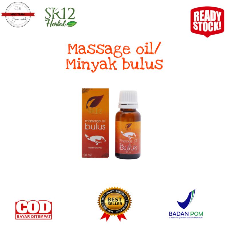 SR12 Minyak bulus untuk pria/BPOM/halal/betseller