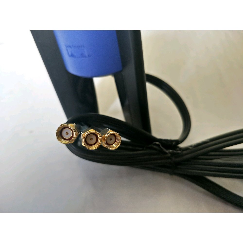 Linksys Wireless N antena 3 sma for wifi network card PCI