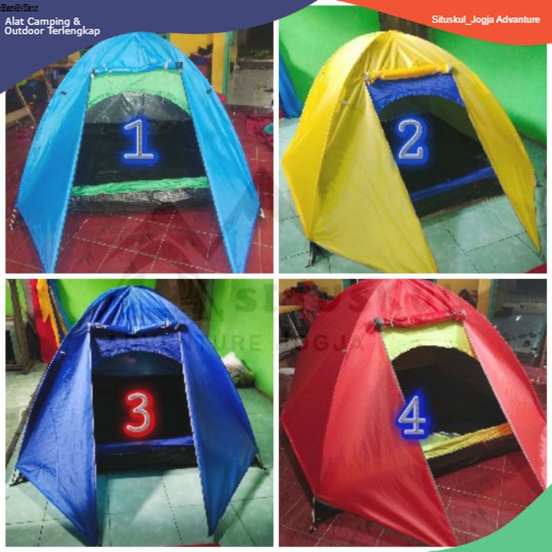 Cover Tenda HYU kap4 bonus tas tenda+pasak / outer tenda only