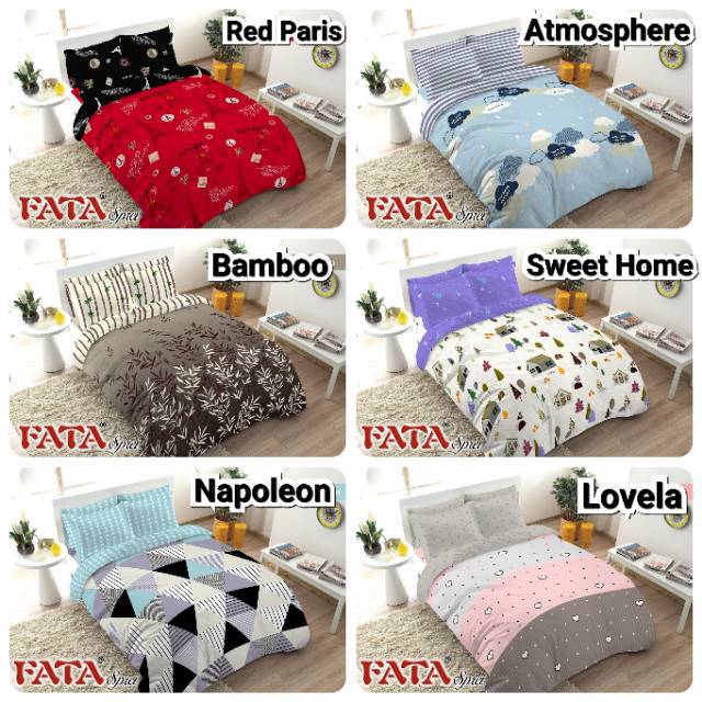 Fata Bed Cover Fata Signature King Size 180x200 Queen Size 160x200 Shopee Indonesia