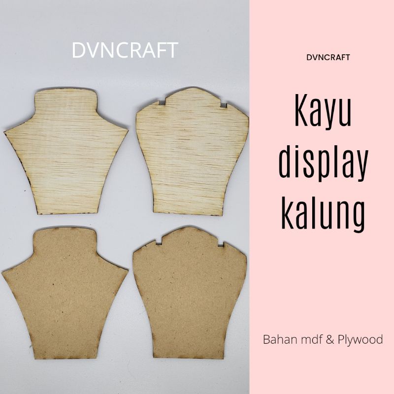 kayu Display Kalung