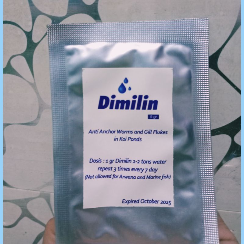 Obat kutu Dimilin / Obat kutu ikan koi / obat kutu ikan / Dimilin / Dimilin kutu koi / kutuclean / kutuclean impor