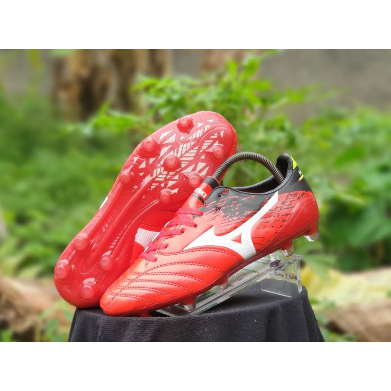 TERLARIS MIZUNO MORELIA NEO RED MADE IN VIETNAM /SEPATU BOLA MIZUNO MORELIA NEO GRATIS KAOS KAKI