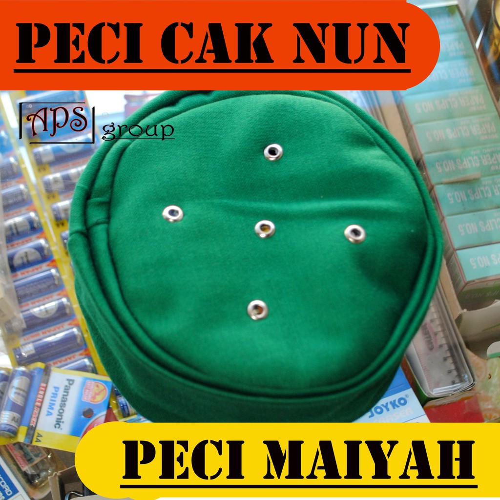 PECI MAIYAH CAK NUN TERMURAH HIJAU POLOS ORIGINAL
