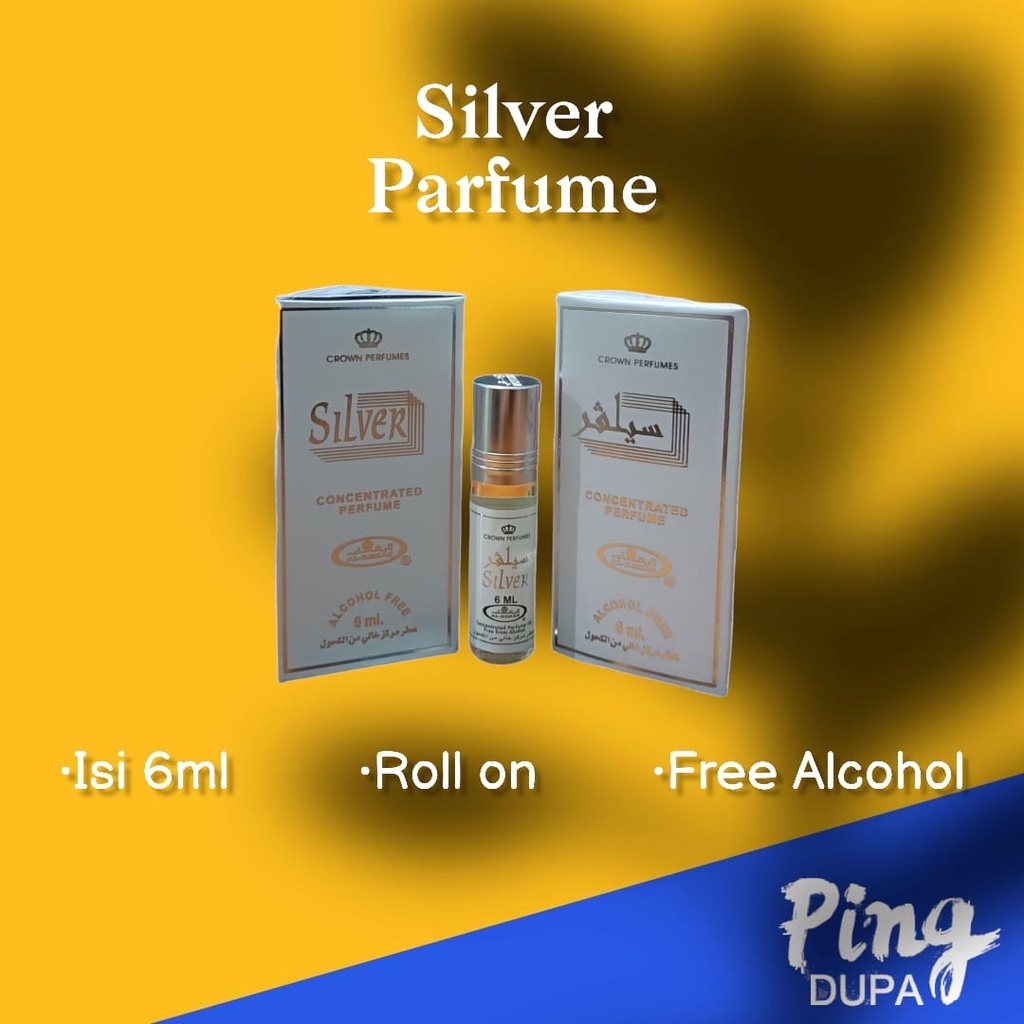 Parfum Arab Silver Al-rehab kemasan 6ml